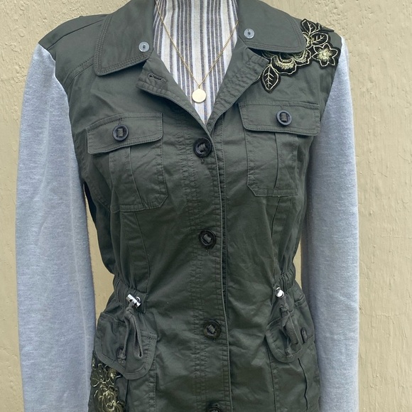 INC International Concepts Jackets & Blazers - International Concepts INC Size XS Forrest Green Embroidered Jacket